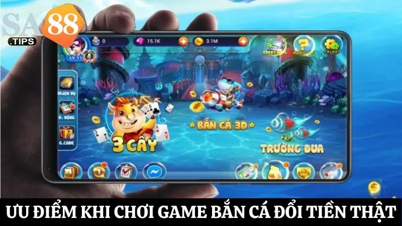 Chơi bắn cá đổi thưởng tiền mặt tại SA88 với các điểm nổi trội thu hút