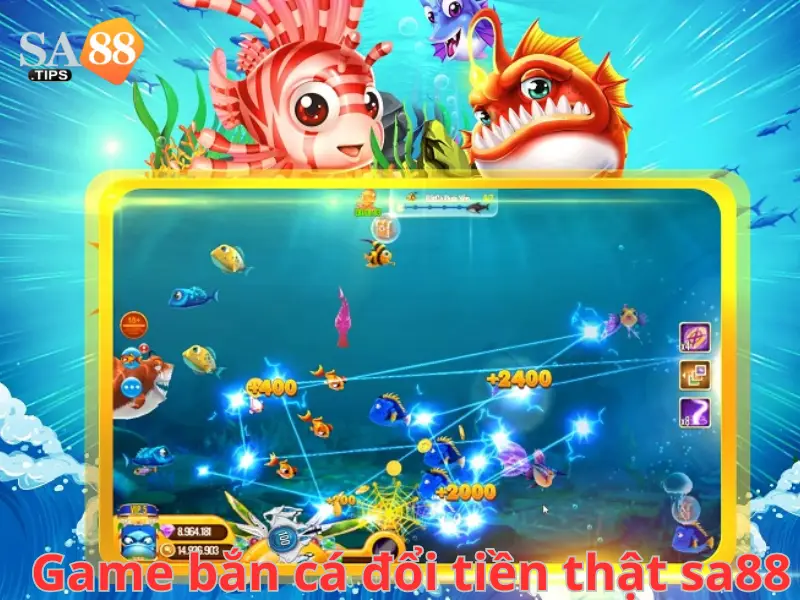 Chơi game bắn cá đổi tiền thật, nhận thưởng không giới hạn