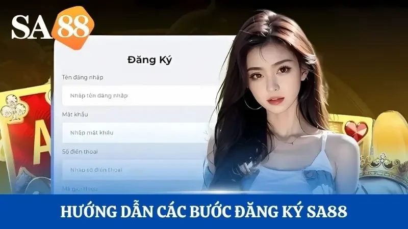 Hướng dẫn người chơi đăng ký Sa88