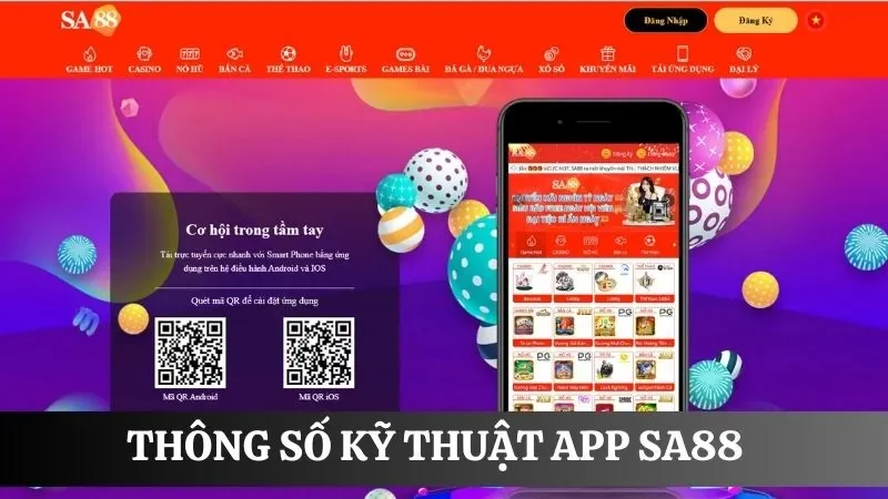 Cập nhật thông số app tải về điện thoại
